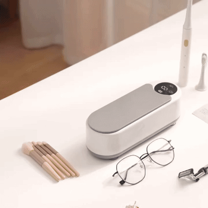 Limpiador Ultrasónico Portátil para Gafas, Joyas y Relojes – Recargable USB Tipo C – Limpieza 360° Profesional en Casa