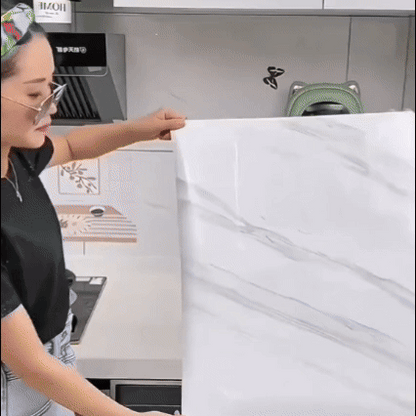Papel Tapiz Mármol Autoadhesivo -  Acabado mármol premium en minutos. (3mts de largo x 60cm de ancho)
