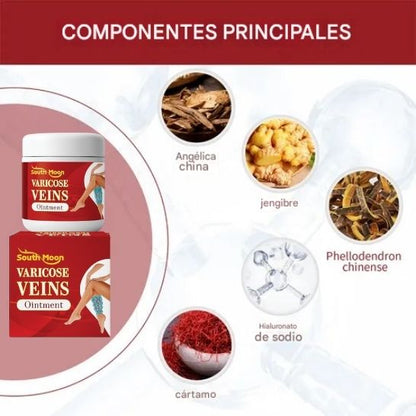 VARICOSE VEINS OINTMENT | Crema tratamiento de varices| Mejora la apariencia de arañitas | Uso diario unisex