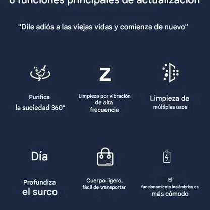 Limpiador Ultrasónico Portátil para Gafas, Joyas y Relojes – Recargable USB Tipo C – Limpieza 360° Profesional en Casa