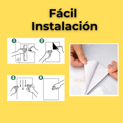 Papel Tapiz Mármol Autoadhesivo -  Acabado mármol premium en minutos. (3mts de largo x 60cm de ancho)