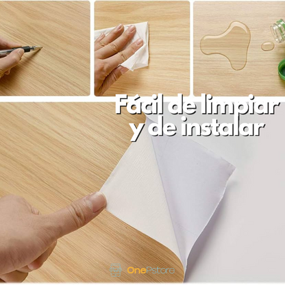 🎁 PAPEL VINILO MADERA X 10 METROS+ ENVIO GRATIS 🎁
