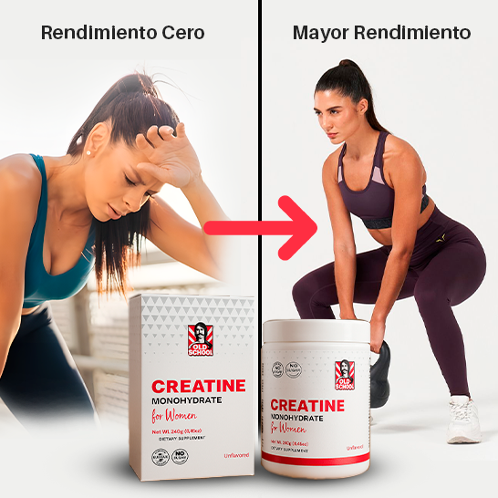 Creatine Monohydrate for Women| Más fuerza, mejor recuperación y resultados visibles sin hinchazón