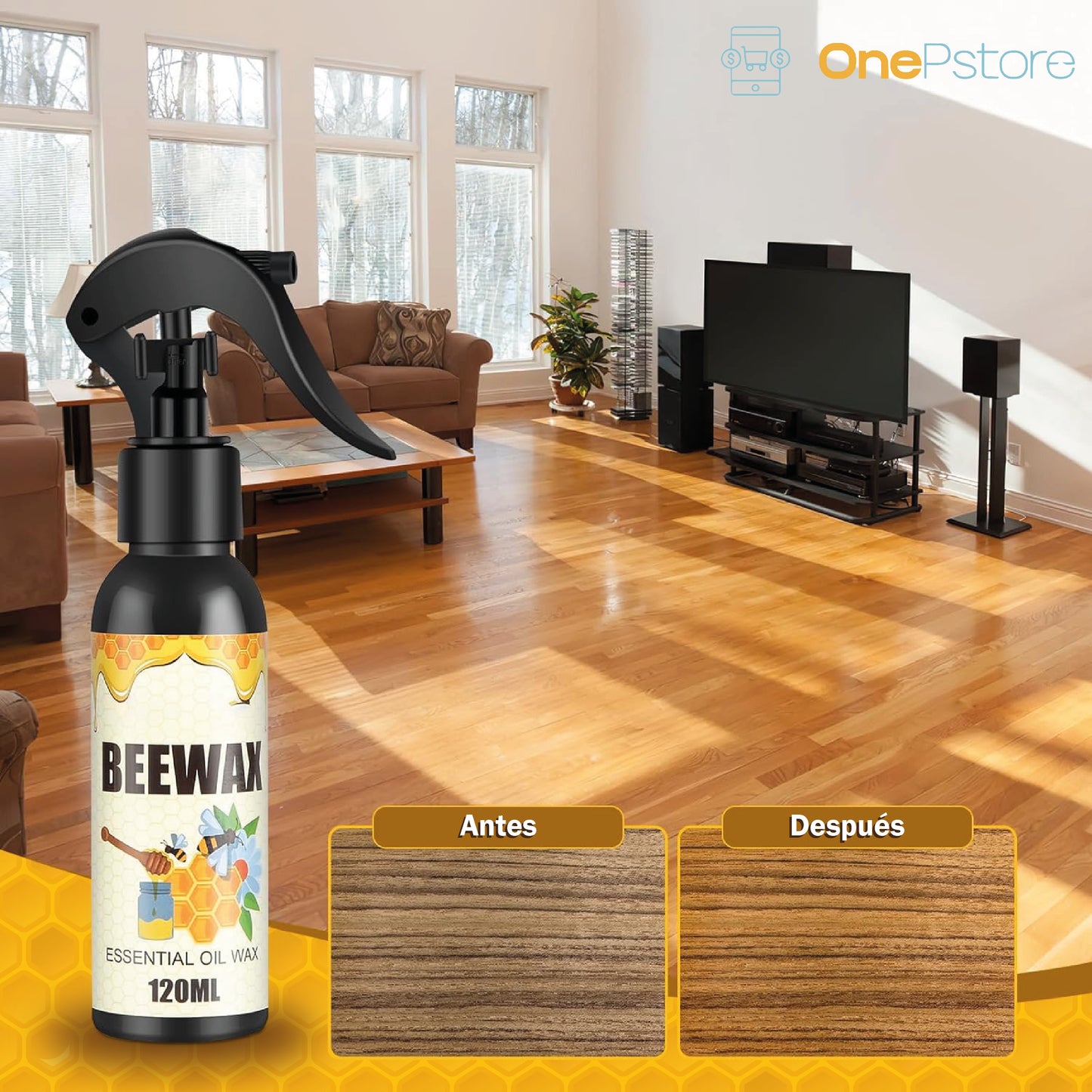 BEEWAX™  CERA NATURAL PARA MADERA