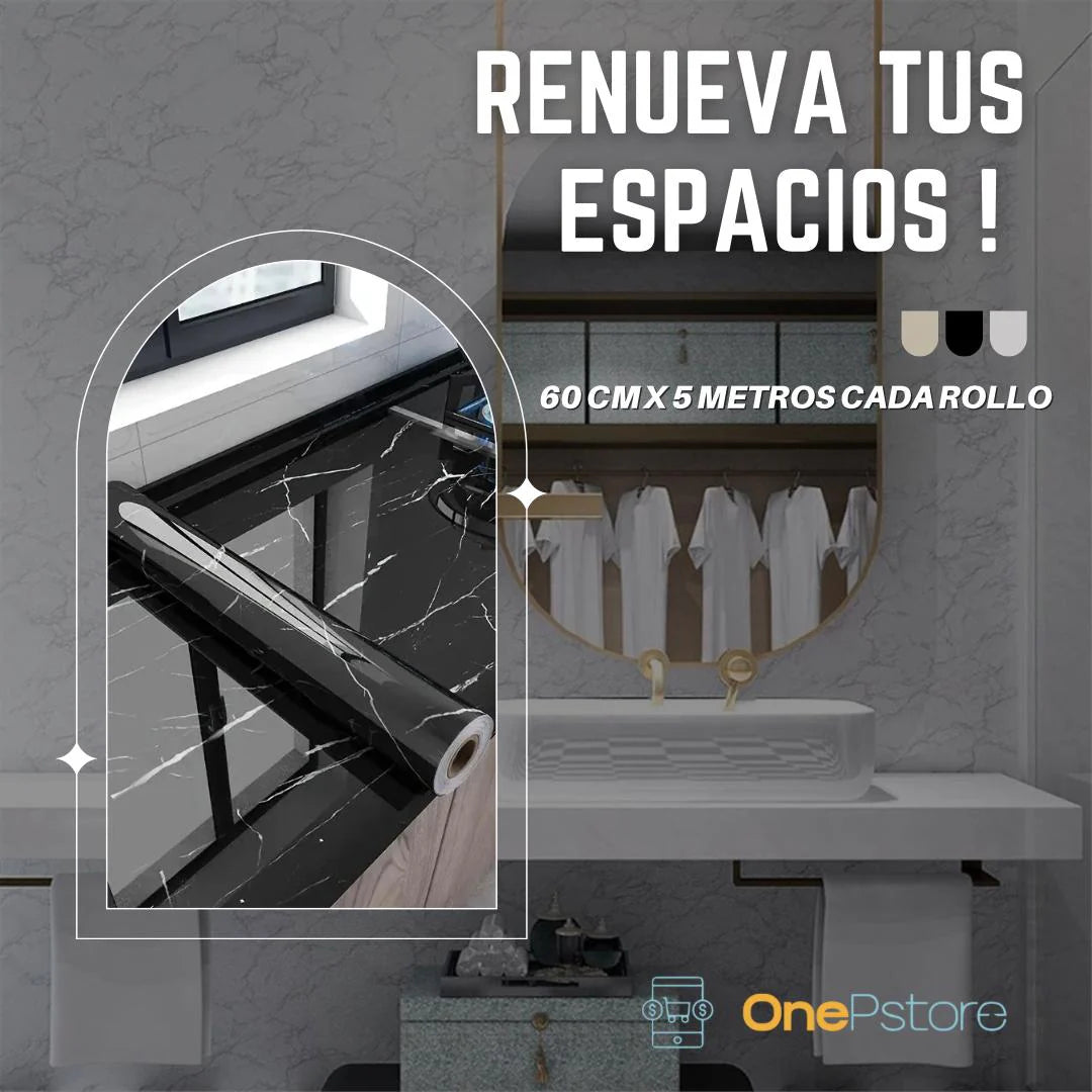 PAPEL TAPIZ PARA BAÑOS X 2M RECIBE 5 METROS + ENVIO GRATIS 🎁