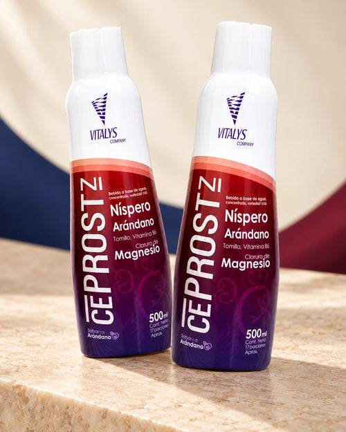 Ceprostz Vitalys 500 mL - presentación premium de dos botellas