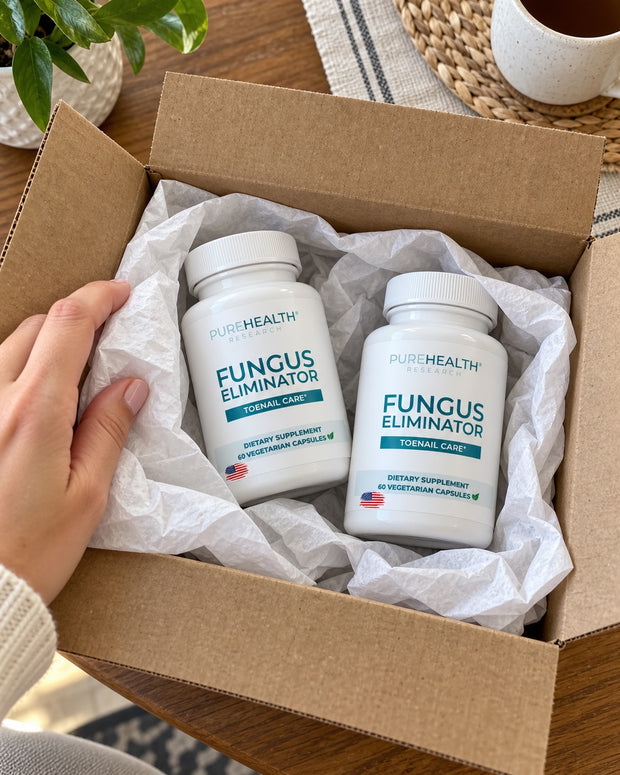 Kit de dos frascos Fungus Eliminator recién recibido