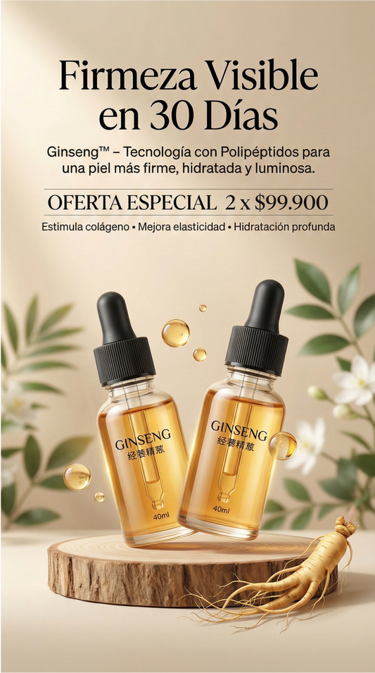 Ginseng™ – Firmeza Visible en 30 Días