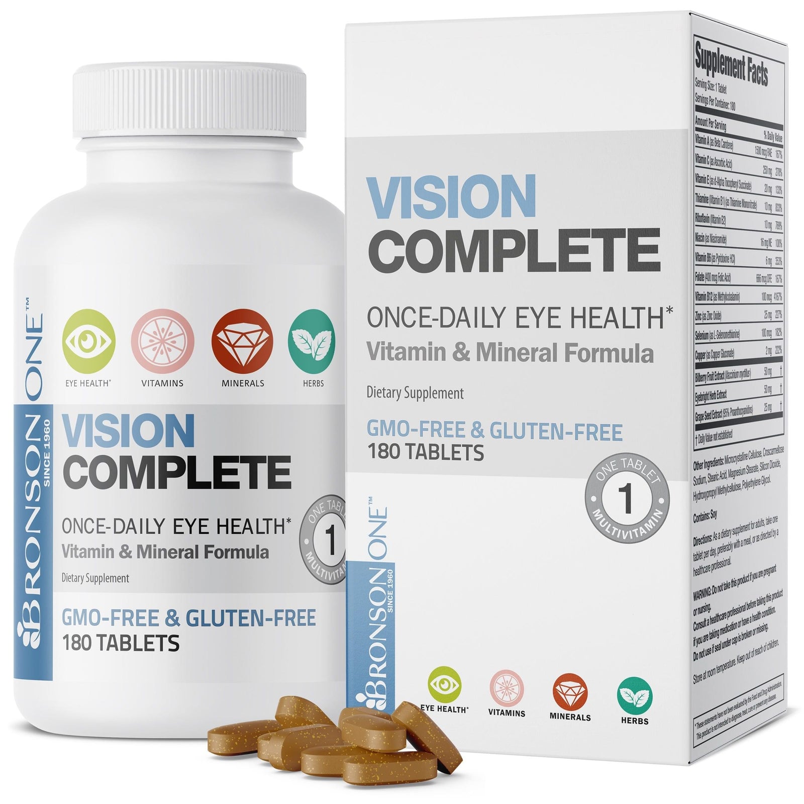 Bronson ONE Daily Vision Complete - 180 tabletas